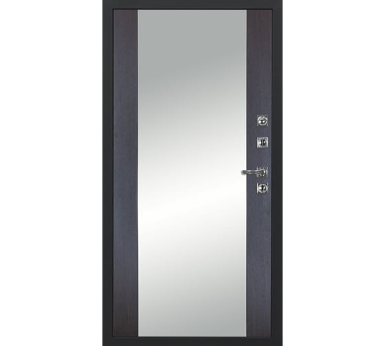Дверь DIVA МХ-39 зеркало 2050x960 мм, правая, Венге - Д15 Венге УТ-00077574