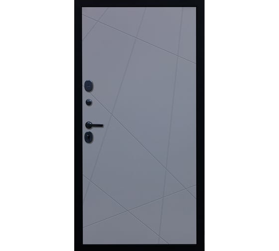 Дверь DIVA МХ-45 2050x860 мм, левая, Антрацит софт - Д11 Силк Маус УТ-00077477