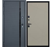 Дверь DIVA МХ-45 2050x860 мм, левая, Антрацит софт - Д11 Софт Шампань УТ-00077482