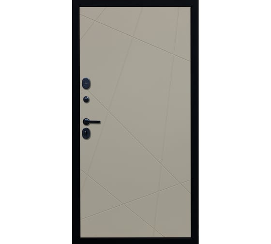 Дверь DIVA МХ-45 2050x860 мм, левая, Антрацит софт - Д11 Софт Шампань УТ-00077482