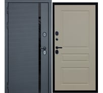 Дверь DIVA МХ-45 2050x860 мм, левая, Антрацит софт - Д13 Софт Шампань УТ-00077502
