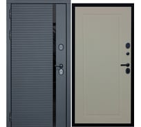 Дверь DIVA МХ-45 2050x860 мм, левая, Антрацит софт - Н10 Софт шампань УТ-00077534