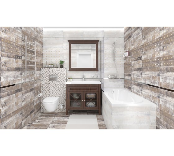 Керамогранит LAPARET Extra коричневый 40x40 см, 1.76 кв. м, 11 шт. х9999213255