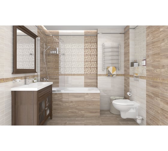 Керамогранит LAPARET Envy коричневый, 40x40 см, 1.76 кв. м, 11 шт. х9999132440