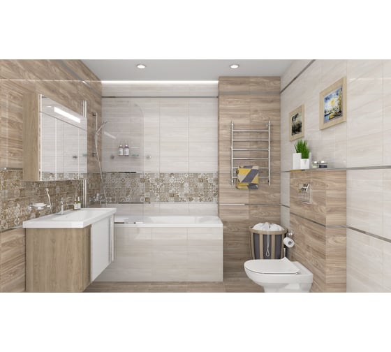 Керамогранит LAPARET Envy коричневый, 40x40 см, 1.76 кв. м, 11 шт. х9999132440