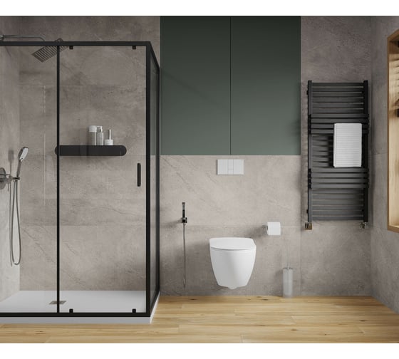 Керамогранит LAPARET Dosimo grey серый, 60x60 см, сатинированный карвинг, 1.44 кв. м, 4 шт. х9999293143