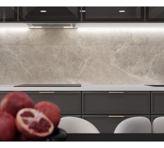 Керамогранит LAPARET Dacota grey серый, 80x80 см, лаппатированный 1.92 кв. м, 3 шт. х9999293114
