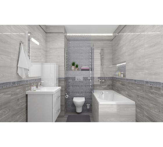 Керамогранит LAPARET Envy серый, 40x40 см, 1.76 кв. м, 11 шт. х9999132441