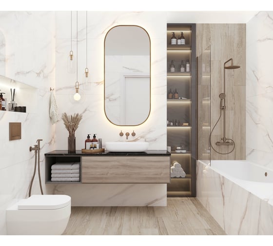 Керамогранит LAPARET Escaped 80x80 см, сатинированный 1.92 кв. м, 3 шт. х9999286908