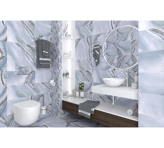 Керамогранит LAPARET Event голубой sg170300n, 40.2x40.2 см, 1.62 кв. м, 10 шт. х9999281788