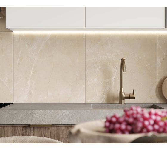 Керамогранит LAPARET Carnico beige бежевый, 60x120 см, полированный, 1.44 кв. м, 2 шт. х9999294591
