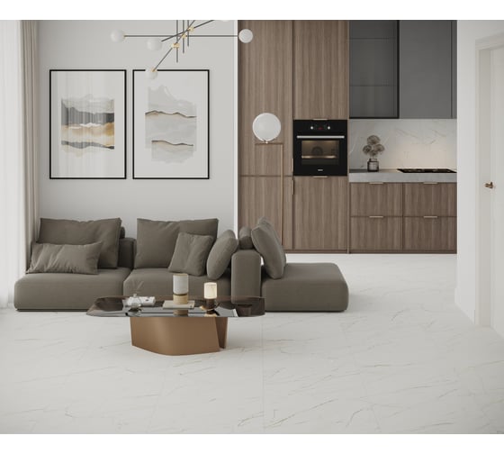 Керамогранит LAPARET Europa gold 60x60 см, карвинг, 1.44 кв. м, 4 шт. х9999286879