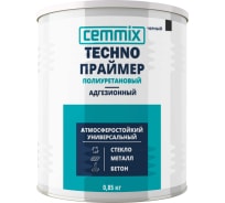 Праймер адгезионный полиуретановый CEMMIX TECHNO PU 0,85 кг черный 85498739