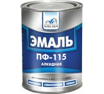 Эмаль Царицынские краски Alpha Color ПФ 115, вишня, 0.8 кг 34736