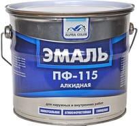 Эмаль Царицынские краски Alpha Color ПФ 115, шоколад, 3.2 кг 49171