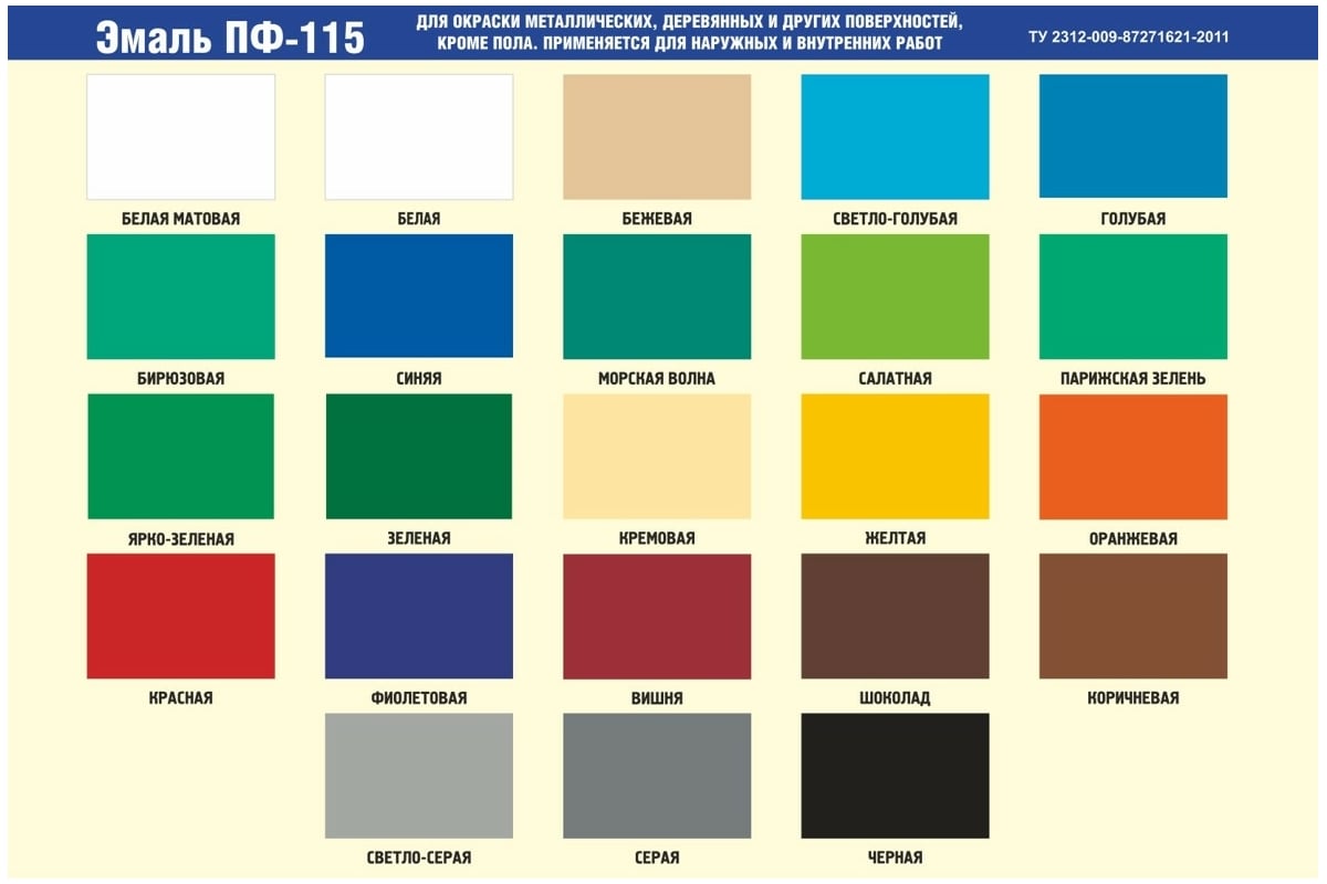 Эмаль пф 268 для пола технические характеристики
