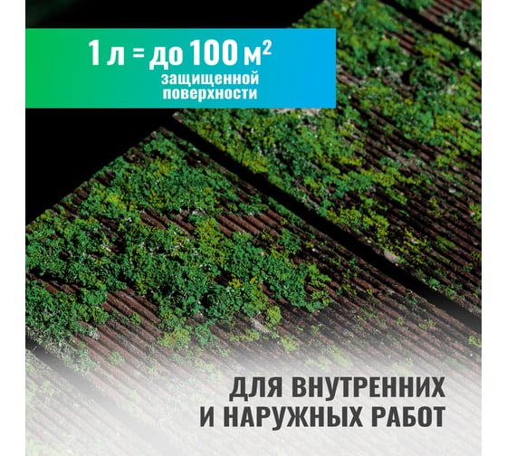 Защитная пропитка от мха PROSEPT концентрат 1:10 / 1 л 086-1
