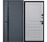Дверь DIVA МХ-45 2050x860 мм, правая, Антрацит софт - Д13 Белый софт УТ-00077488 1