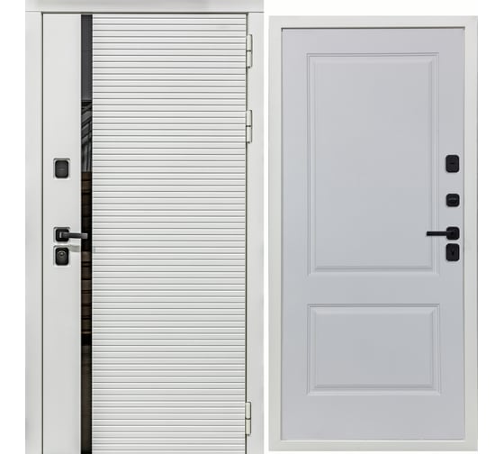 Дверь DIVA МХ-45 2050x860 мм, правая, Белая шагрень - Д7 Белый софт УТ-00078137