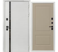 Дверь DIVA МХ-45 2050x860 мм, правая, Белая шагрень - Д7 Софт Шампань УТ-00078145