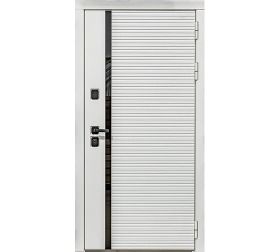 Дверь DIVA МХ-45 2050x860 мм, правая, Белая шагрень - Н10 Белый софт УТ-00078155
