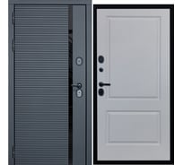 Дверь DIVA МХ-45 2050x960 мм, левая, Антрацит софт - Д7 Белый софт УТ-00077515