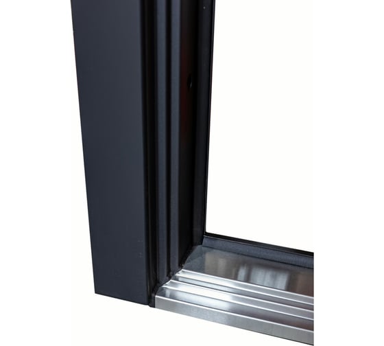 Дверь DIVA МХ-45 2050x960 мм, левая, Антрацит софт - Н10 Белый софт УТ-00077528