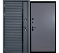 Дверь DIVA МХ-45 2050x960 мм, левая, Антрацит софт - Н10 Силк маус УТ-00077531