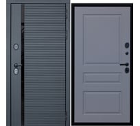Дверь DIVA МХ-45 2050x960 мм, правая, Антрацит софт - Д13 Силк Маус УТ-00077500