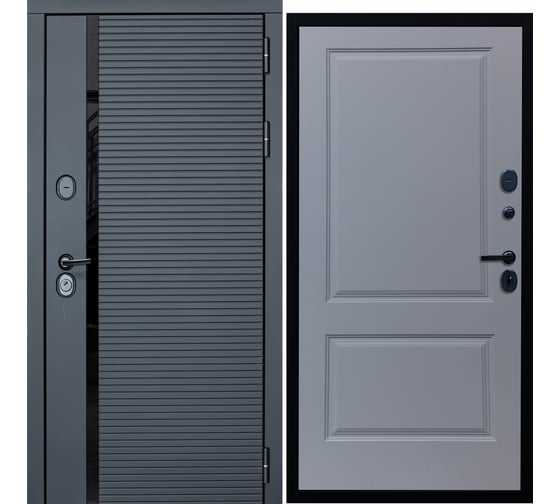 Дверь DIVA МХ-45 2050x960 мм, правая, Антрацит софт - Д7, Силк маус УТ-00077520