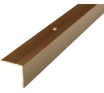 Угол РУССКИЙ ПРОФИЛЬ 25x25 мм, 0.9 м, бронза 4607130271858