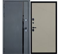 Дверь DIVA МХ-46 2050x860 мм, левая, Антрацит софт - Д11,Софт шампань УТ-00076726