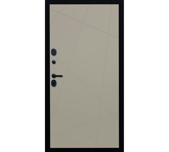 Дверь DIVA МХ-46 2050x860 мм, левая, Антрацит софт - Д11,Софт шампань УТ-00076726