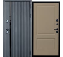 Дверь DIVA МХ-46 2050x860 мм, правая, Антрацит софт - Д7, Софт шампань УТ-00076753