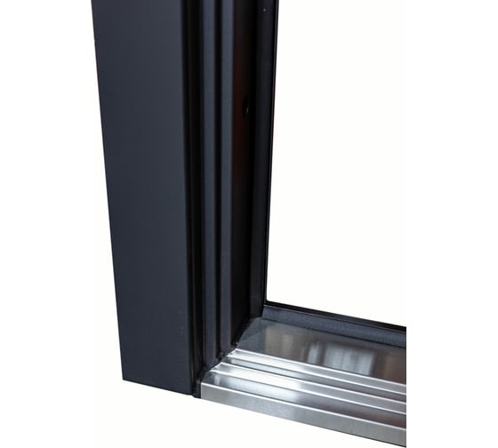 Дверь DIVA МХ-46 2050x860 мм, правая, Антрацит софт - Н10, Белый софт УТ-00076756