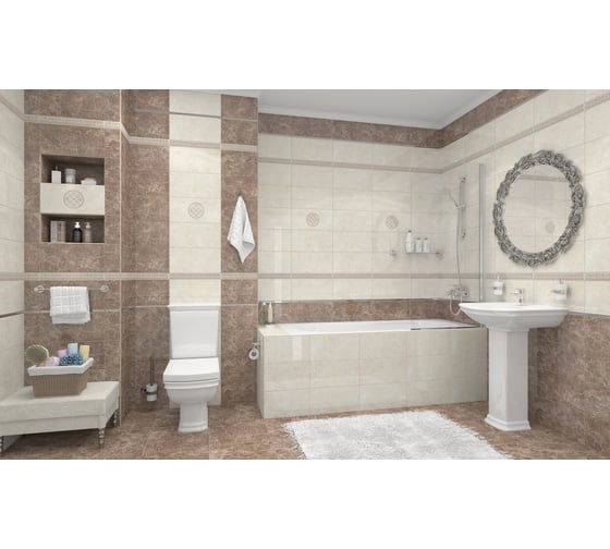 Керамогранит LAPARET libra коричневый, 40x40 см, 1.76 кв.м, 11 шт. в упаковке х9999225463