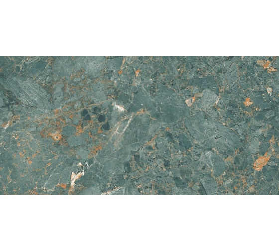 Керамогранит LAPARET maestro aqua зеленый, 60x120 см, полированный, 1.44 кв.м, 2 шт. в упаковке х9999294549