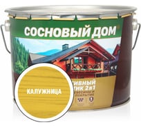 Декоративно-защитный состав для древесины ЗАО Декарт Сосновый дом калужница, 9 л 29537