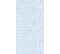 Влагостойкая панель МДФ Центурион 1220x2440x3.2 мм, плитка 15x15 см, Магнолия голубая 55160