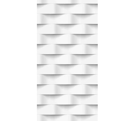 Панель ПВХ Центурион 0.25x2.7 м, №58 Белые волны, Фотолайт, 10 шт. 81249