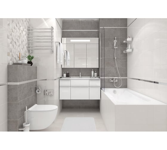 Керамическая настенная плитка LAPARET Slim табачный, 25x50 см, 1.5 кв. м, 12 плиток в упаковке х9999281837