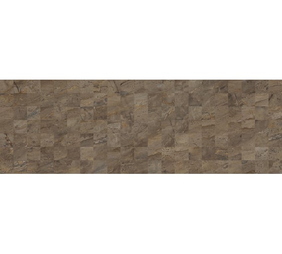 Керамическая настенная плитка LAPARET Royal мозаика коричневый, 20x60 см, 1.2 кв. м, 10 плиток в упаковке х9999217270