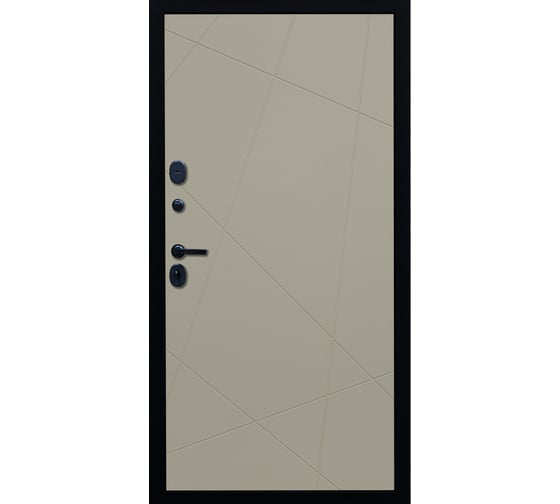 Дверь DIVA МХ-47 2050x860 мм, левая, Антрацит софт - Д11,Софт шампань УТ-00077705