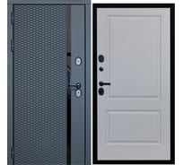 Дверь DIVA МХ-47 2050x860 мм, левая, Антрацит софт - Д7, Белый софт УТ-00077721