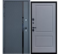 Дверь DIVA МХ-47 2050x860 мм, левая, Антрацит софт - Д7, Силк маус УТ-00077744