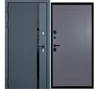 Дверь DIVA МХ-47 2050x860 мм, левая, Антрацит софт - Н10, Силк маус УТ-00077768