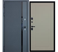 Дверь DIVA МХ-47 2050x860 мм, левая, Антрацит софт - Н10, Софт шампань УТ-00077777