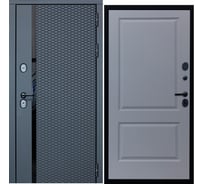 Дверь DIVA МХ-47 2050x860 мм, правая, Антрацит софт - Д7, Силк маус УТ-00077746