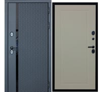 Дверь DIVA МХ-47 2050x860 мм, правая, Антрацит софт - Н10, Софт шампань УТ-00077779