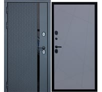 Дверь DIVA МХ-47 2050x960 мм, левая, Антрацит софт - Д11,Силк маус УТ-00077703